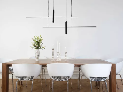 LED mennyezeti lámpa 70W, 6000 lm, 3000K-6500K állítható, dimmelhető, IP20, fém-akril J7305/B