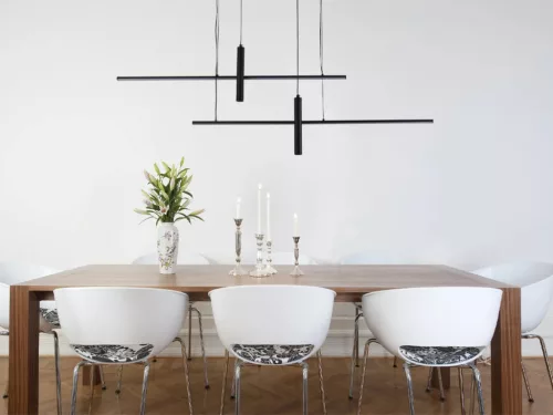 LED mennyezeti lámpa 70W, 6000 lm, 3000K-6500K állítható, dimmelhető, IP20, fém-akril J7305/B