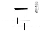 LED mennyezeti lámpa 70W, 6000 lm, 3000K-6500K állítható, dimmelhető, IP20, fém-akril J7305/B