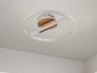 LED mennyezeti lámpa, 60W, 4000 lm, 3000K–6500K állítható, IP20, fém/akril 499x100 mm - J7306/W