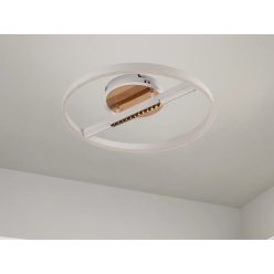   LED mennyezeti lámpa, 60W, 4000 lm, 3000K–6500K állítható, IP20, fém/akril 499x100 mm - J7306/W
