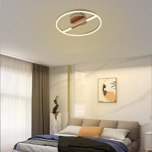 LED mennyezeti lámpa, 60W, 4000 lm, 3000K–6500K állítható, IP20, fém/akril 499x100 mm - J7306/W