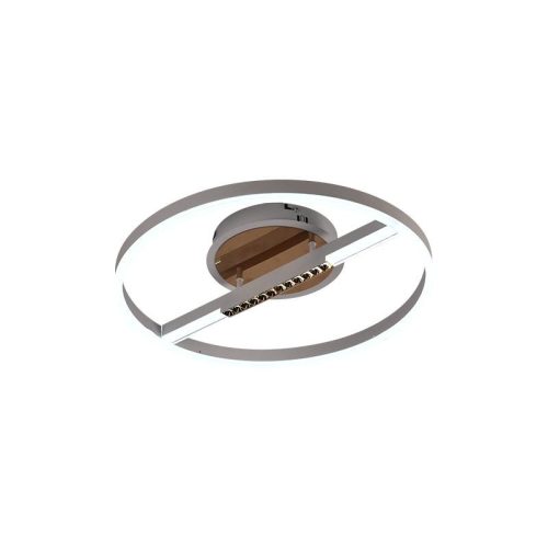 LED mennyezeti lámpa, 60W, 4000 lm, 3000K–6500K állítható, IP20, fém/akril 499x100 mm - J7306/W