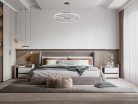 LED mennyezeti lámpa, 95W, 7000 lm, 3000K–6500K állítható, IP20, fém/akril Ø800 mm - J7308/W