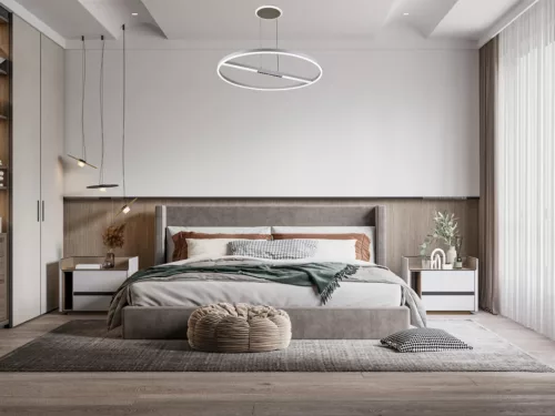 LED mennyezeti lámpa, 95W, 7000 lm, 3000K–6500K állítható, IP20, fém/akril Ø800 mm - J7308/W