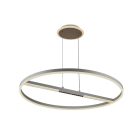 LED mennyezeti lámpa, 95W, 7000 lm, 3000K–6500K állítható, IP20, fém/akril Ø800 mm - J7308/W