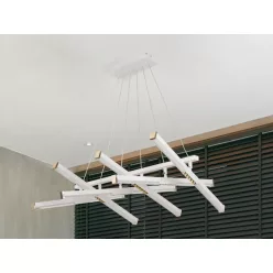   LED design függesztett lámpa 90W 6700lm 3000K–6500K IP20 - J7310/W