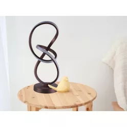   LED asztali lámpa 28W, 1700 lm, 3000K-6500K fényszínváltós, dimmelhető, IP20 - JT1302/BR