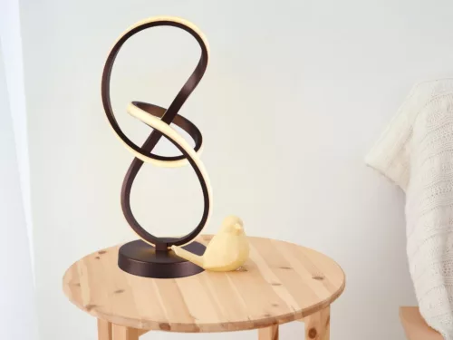 LED asztali lámpa 28W, 1700 lm, 3000K-6500K fényszínváltós, dimmelhető, IP20 - JT1302/BR