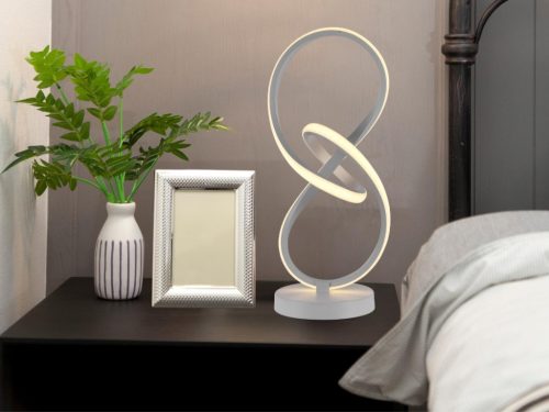 LED asztali lámpa 28W, 1700 lm, 3000K-6500K fényszínváltós, dimmelhető, IP20 - JT1302/W