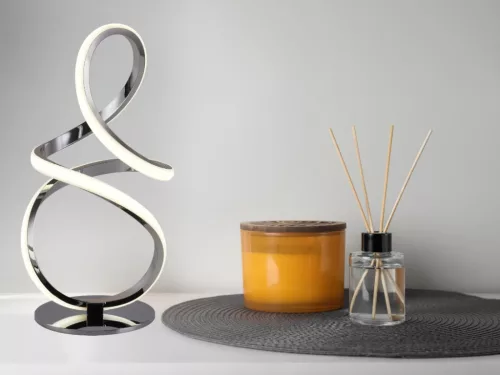 LED asztali lámpa 28W, 1700 lm, 3000K-6500K fényszínváltós, dimmelhető, IP20 - JT1305/CH