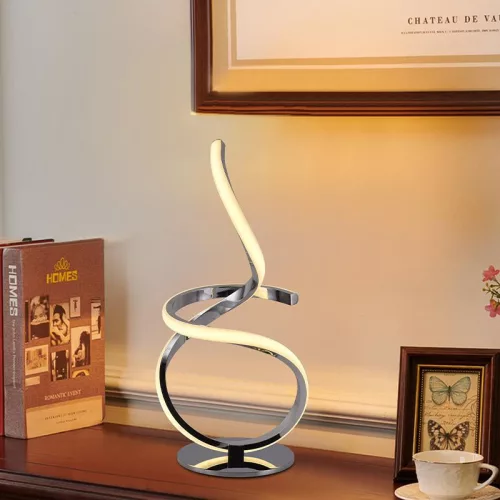 LED asztali lámpa 24W, 1400 lm, 3000K-6500K fényszínváltós, dimmelhető, IP20 - JT1307/CH