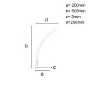 LED asztali lámpa 11W, 505x250 mm, 3000K–6500K, dimmelhető, IP20 - JT1309/B