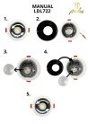 LED lencse 36° NEDES LDL722 beépíthető lámpához, 1 db L71236