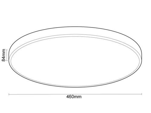 LED mennyezeti lámpa opál 48W dimmelhető Wifi távirányítóval IP20 fehér - LC902AS/SI