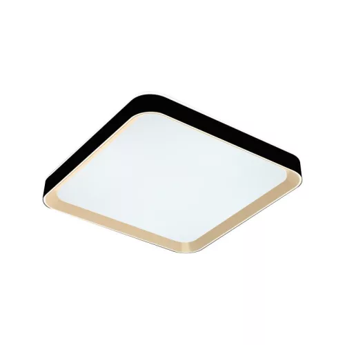 LED mennyezeti lámpa OPÁL fekete/aranysárga távvezérlővel, 48W, 5600 lm, 2700-6500K, IP20 - LC902MB/