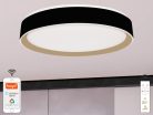 LED mennyezeti lámpa OPÁL fekete/aranysárga távvezérlővel, 48W, 5600 lm, 2700-6500K, IP20 - LC902MB