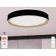 LED mennyezeti lámpa OPÁL fekete/aranysárga távvezérlővel, 48W, 5600 lm, 2700-6500K, IP20 - LC902MB