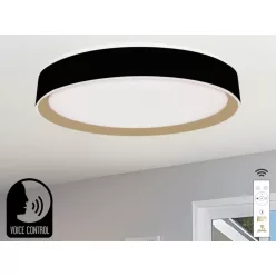   LED mennyezeti okos lámpa 48W dimmelhető 2700K-6500K IP20 távirányítóval hangvezérlés - LC902MBV