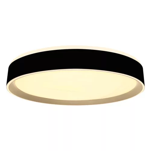 LED mennyezeti lámpa OPÁL fekete/aranysárga távvezérlővel, 48W, 5600 lm, 2700-6500K, IP20 - LC902MB