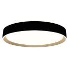LED mennyezeti lámpa OPÁL fekete/aranysárga távvezérlővel, 48W, 5600 lm, 2700-6500K, IP20 - LC902MB