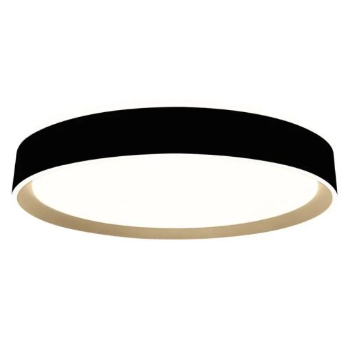LED mennyezeti lámpa OPÁL fekete/aranysárga távvezérlővel, 48W, 5600 lm, 2700-6500K, IP20 - LC902MB
