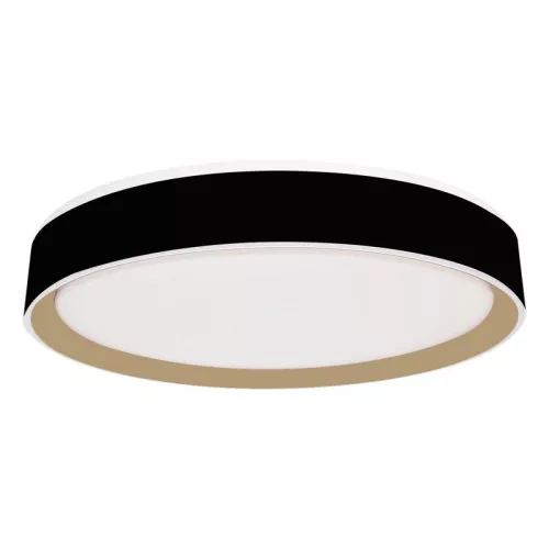 LED mennyezeti lámpa OPÁL fekete/aranysárga távvezérlővel, 48W, 5600 lm, 2700-6500K, IP20 - LC902MB