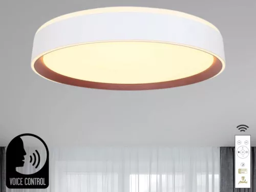Intelligens dimmelhető mennyezeti LED lámpa 48W, 499mm átmérő, 2700K–6500K, IP20 - LC902MV
