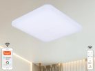 Intelligens dimmelhető négyzet mennyezeti LED lámpa 48W, 425x425x82 mm, 2700K–6500K, Wi-Fi, IP20 - L