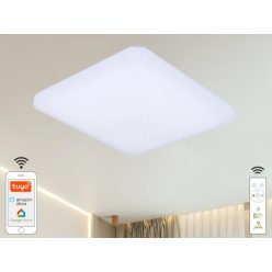   Intelligens dimmelhető négyzet mennyezeti LED lámpa 48W, 425x425x82 mm, 2700K–6500K, Wi-Fi, IP20 - L