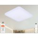 Intelligens dimmelhető négyzet mennyezeti LED lámpa 48W, 425x425x82 mm, 2700K–6500K, Wi-Fi, IP20 - L