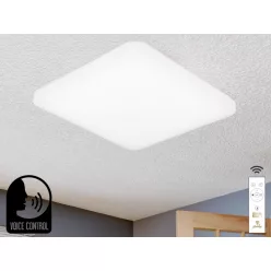   Intelligens dimmelhető kör alakú mennyezeti LED lámpa 48W, 425x425x82 mm, 2700K–6500K, IP20 - LC902S