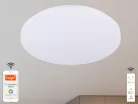Intelligens dimmelhető kör alakú mennyezeti LED lámpa 48W, 499x80 mm, 2700K–6500K, Wi-Fi, IP20 - LC9