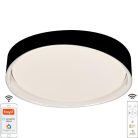 LED mennyezeti lámpa OPÁL fekete távvezérlővel, 48W, 5600 lm, 2700-6500K, IP20 - LC902YB