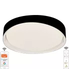 LED mennyezeti lámpa OPÁL fekete távvezérlővel, 48W, 5600 lm, 2700-6500K, IP20 - LC902YB