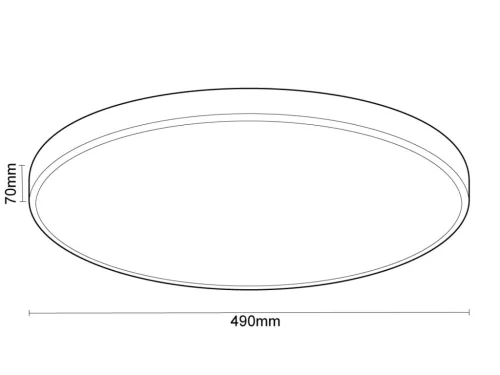 LED mennyezeti lámpa szabályozható 48W 2700K-6500K dimmelhető IP20 távirányítóval - LC912TV