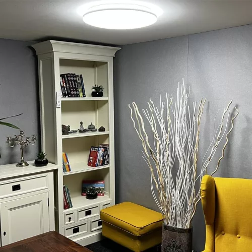 LED mennyezeti lámpa SMART 48W dimmelhető Wifi távirányítóval IP20 fehér - LC912T