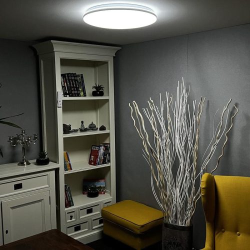 LED mennyezeti lámpa SMART 48W dimmelhető Wifi távirányítóval IP20 fehér - LC912T