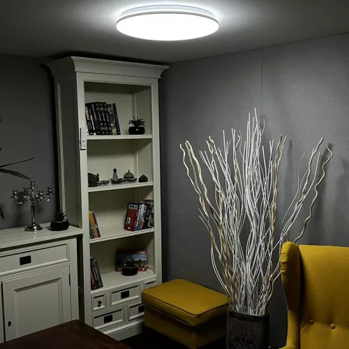 LED mennyezeti lámpa SMART 48W dimmelhető Wifi távirányítóval IP20 fehér - LC912T