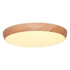 LED mennyezeti lámpa OPÁL fa erezet imitációval távvezérlővel, 48W, 5600 lm, 2700-6500K, IP20 - LC94