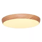 LED mennyezeti lámpa OPÁL fa erezet imitációval távvezérlővel, 48W, 5600 lm, 2700-6500K, IP20 - LC94
