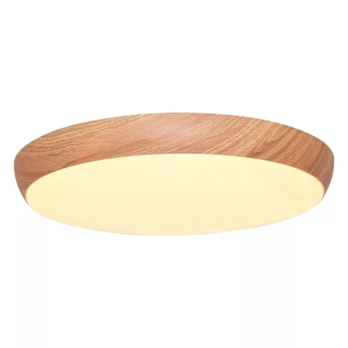 LED mennyezeti lámpa OPÁL fa erezet imitációval távvezérlővel, 48W, 5600 lm, 2700-6500K, IP20 - LC94