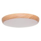 LED mennyezeti lámpa OPÁL fa erezet imitációval távvezérlővel, 48W, 5600 lm, 2700-6500K, IP20 - LC94