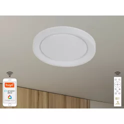   LED mennyezeti lámpa OPÁL RGB+CCT távvezérlővel, 24W, 2800 lm, 2700-6500K, IP20 - LC951U