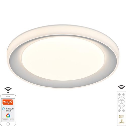 LED mennyezeti lámpa OPÁL RGB+CCT távvezérlővel, 24W, 2800 lm, 2700-6500K, IP20 - LC951U