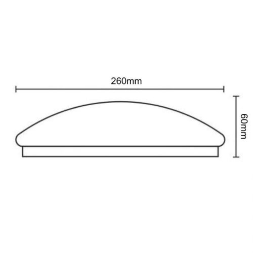LED mennyezeti lámpa 12W, 900 lm, 4000K, PIR mozgásérzékelő, IP20 - LCL421P