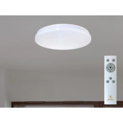   LED mennyezeti lámpa STAR, távirányítós, 36W, 475x65 mm, 3000-6500K, IP20 - LCL534AS