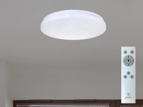 LED mennyezeti lámpa STAR, távirányítós, 36W, 475x65 mm, 3000-6500K, IP20 - LCL534AS