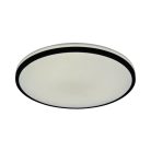 LED mennyezeti lámpa 36W dimmelhető, távirányítós, 2700lm, 3000-6500K, IP20, opál búra + fekete kere