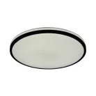 LED mennyezeti lámpa 36W dimmelhető, távirányítós, 2700lm, 3000-6500K, IP20, opál búra + fekete kere